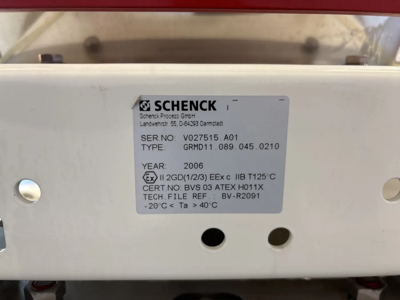 Schenck GRMD11 (Ex) - Metering screw - 8