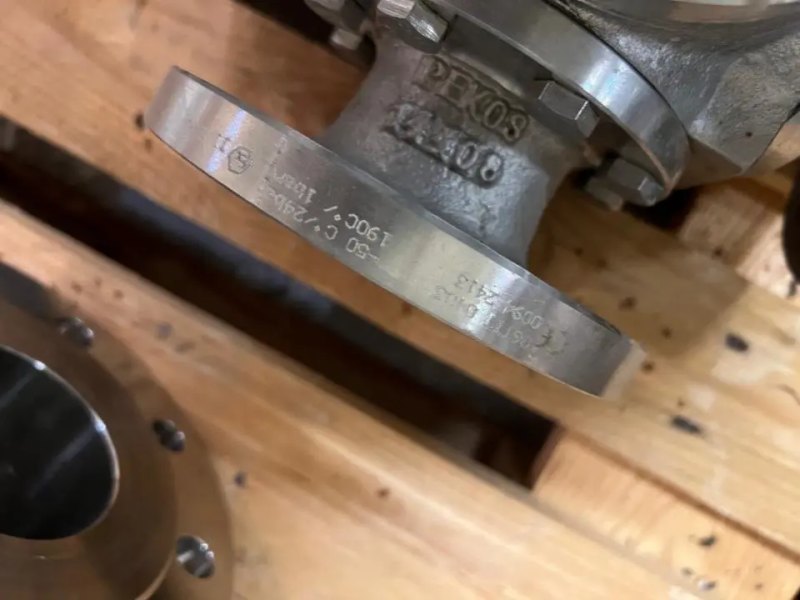 USED PEKOS ATEX SOLENOID VALVE STAINLESS STEEL 316