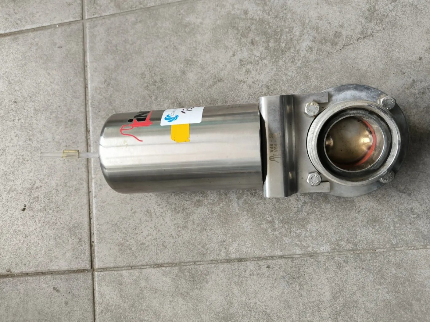 STAINLESS STEEL BUTTERFLY VALVE WITH PNEUMATIC ACTUATOR INOXPA V9460-0004002 - 5