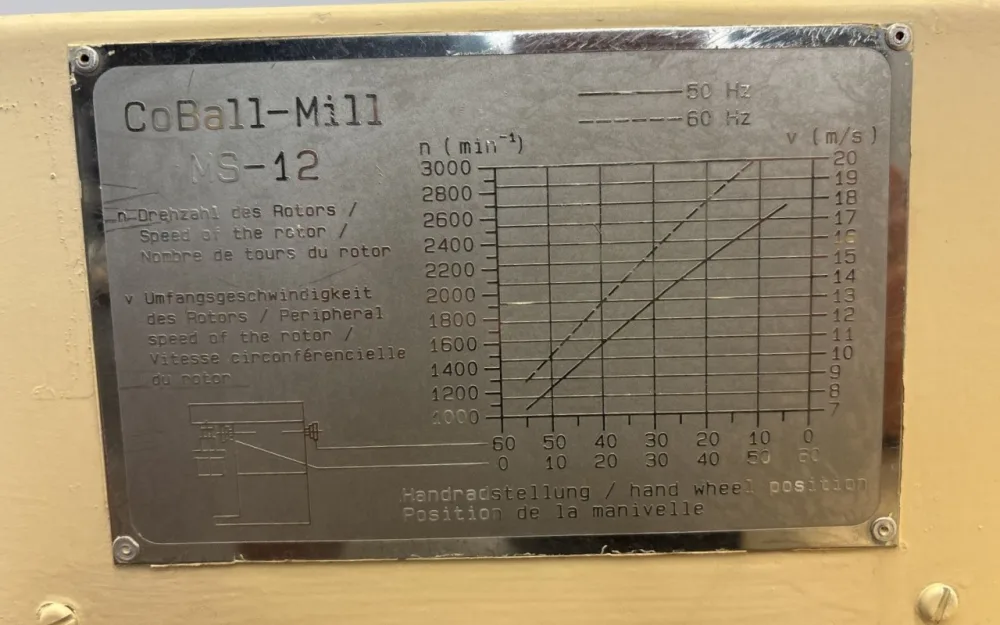 Fryma MS-12 COBALL - Sand mill