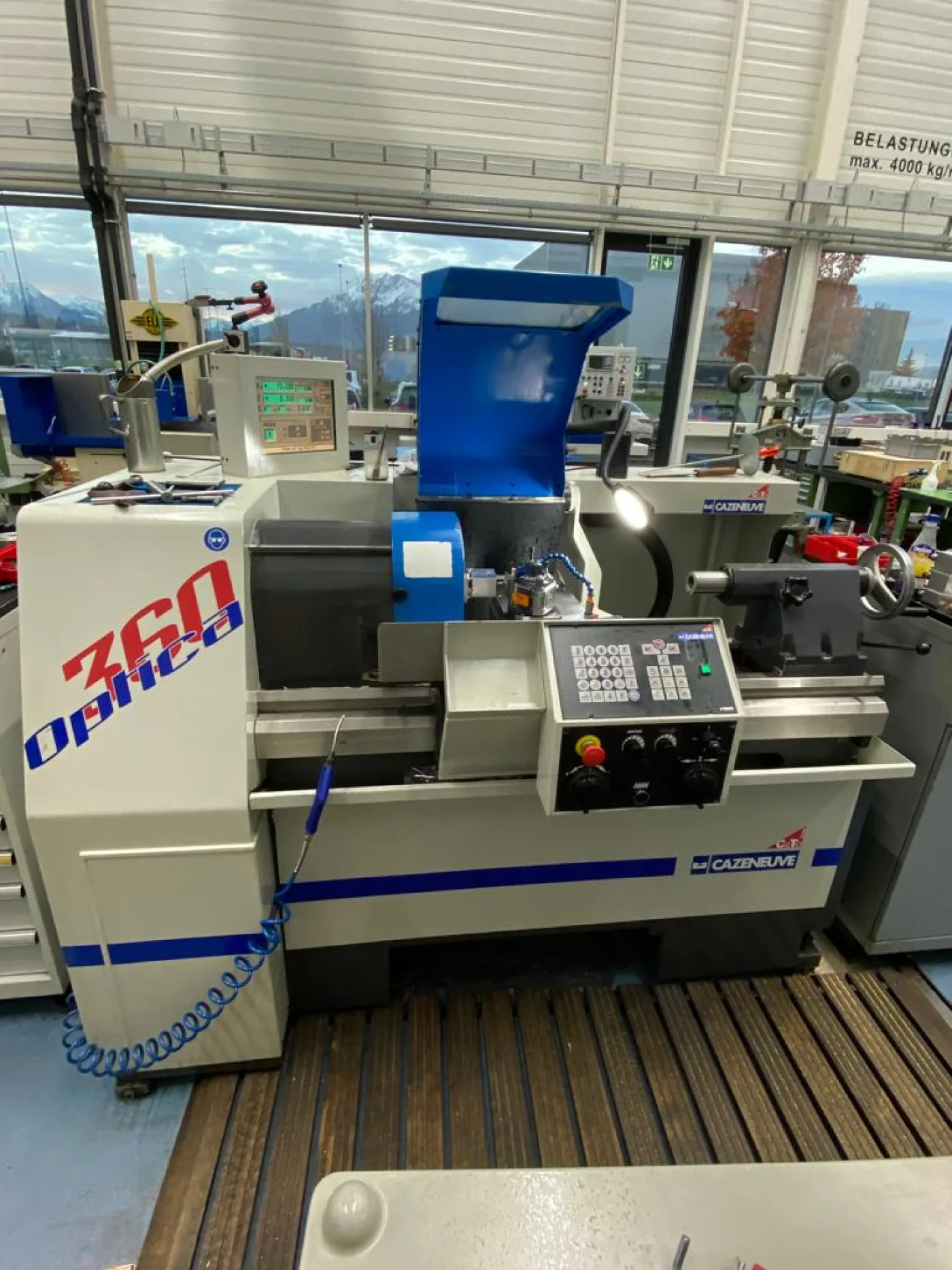 Teach in lathe – Cazeneuve Optica 360 - 2