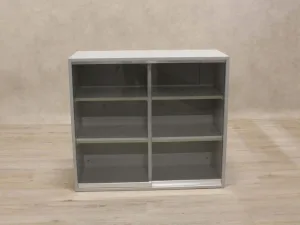 Potteau Glazen Schuifdeur bovenkast 900