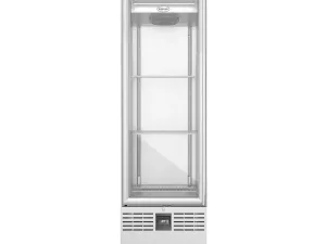 Foster FSL400G/11-307 Slimline Single Glass Door Refrigerated Upright Display Cabinet 400 Litres - islandcatering
