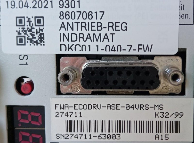 Rexroth Indramat DKC01.1-040-7-FW Servo Drive Controller