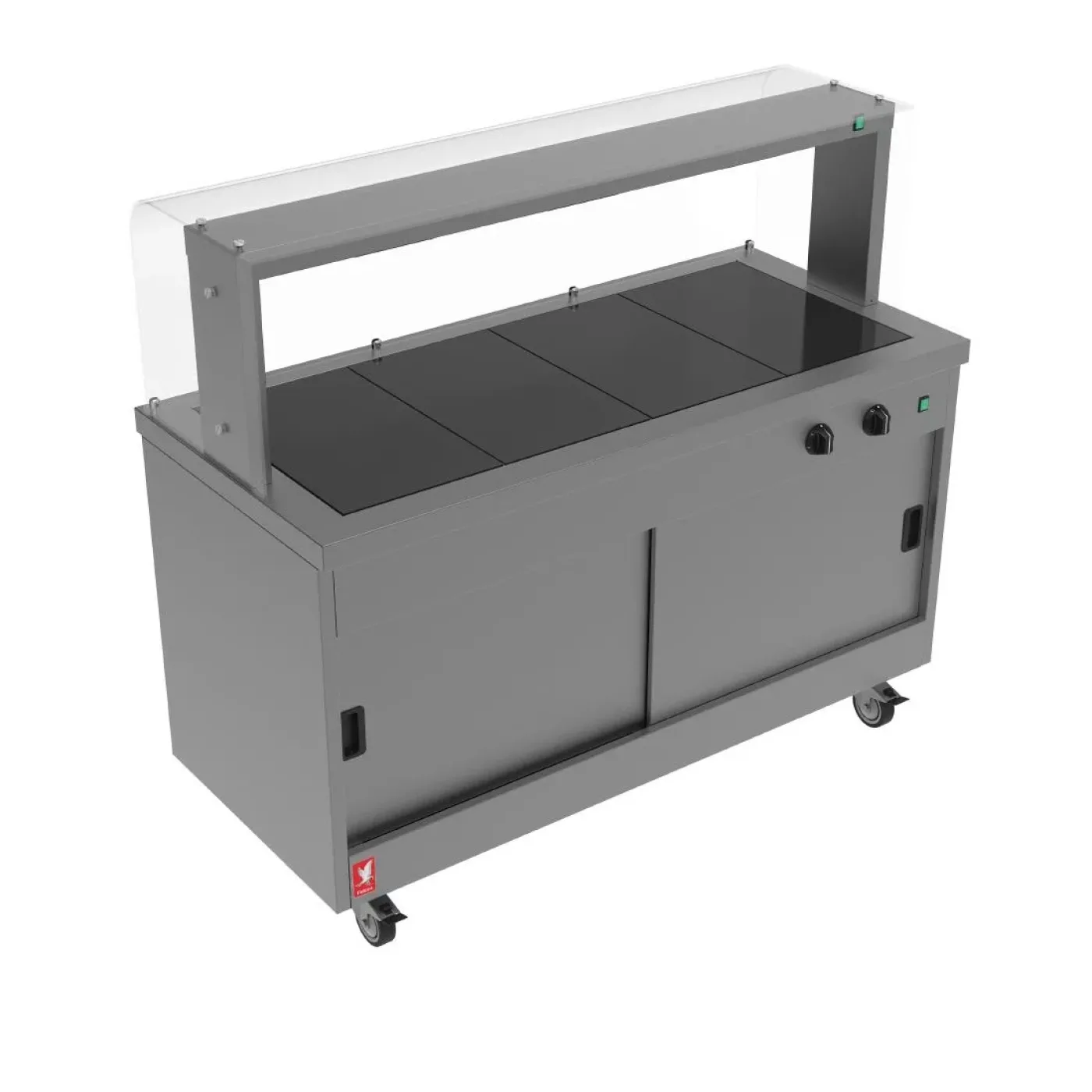 Falcon Hot Cupboard Servery Counter FC4-S - islandcatering - 1