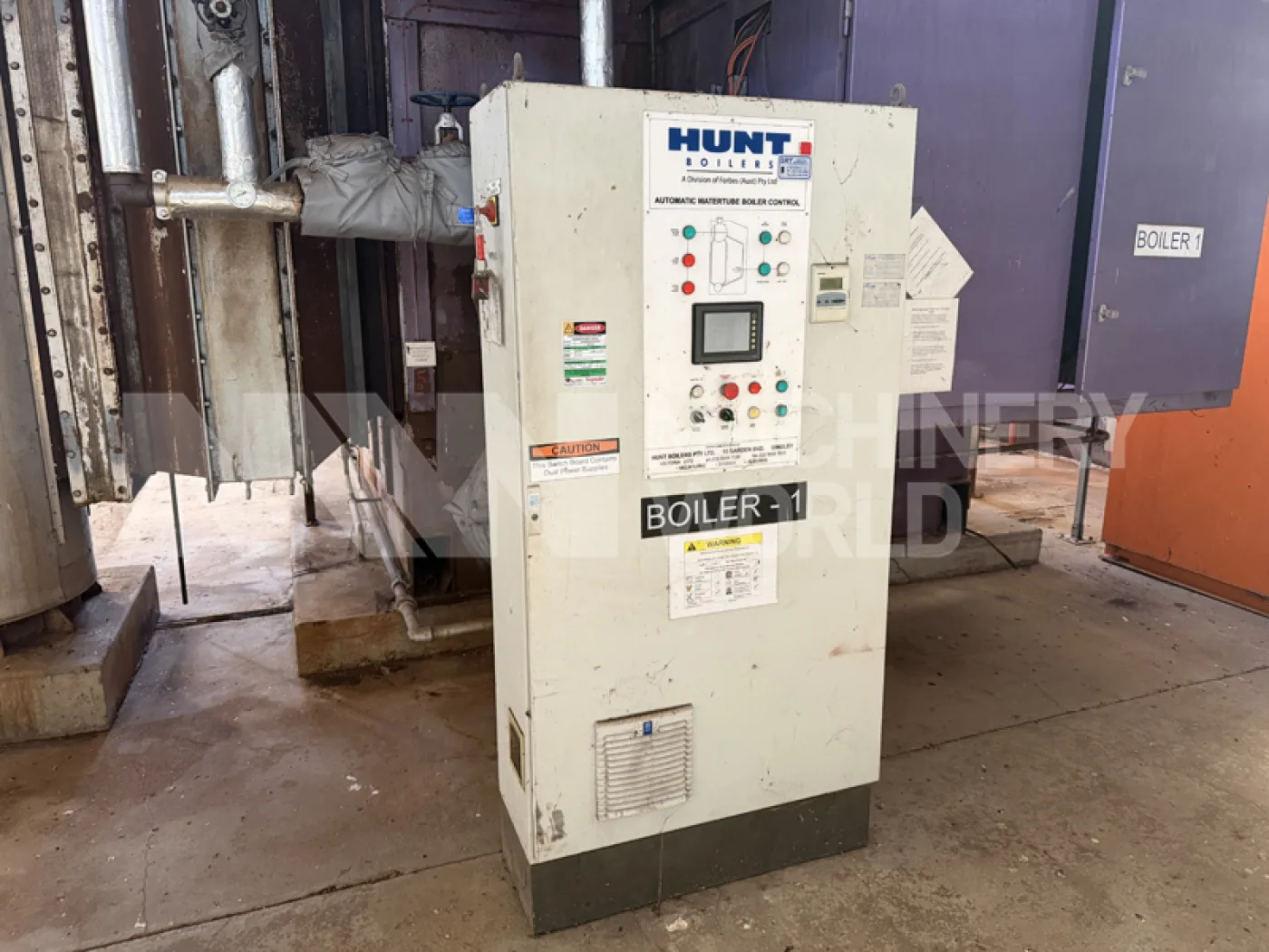 Maxitherm 10MW 40 Bar Natural Gas Fired Steam Industrial Boiler with Stainless Steel Economiser (Year 1996) - 6