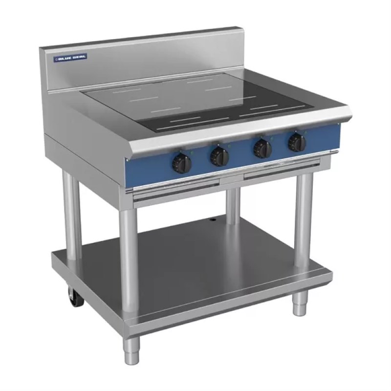 Blue Seal 4 Zone Free Standing Full Area Induction Hob 20kW IN514F-LS - islandcatering