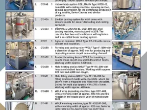 Gebrauchtmaschinen Liste