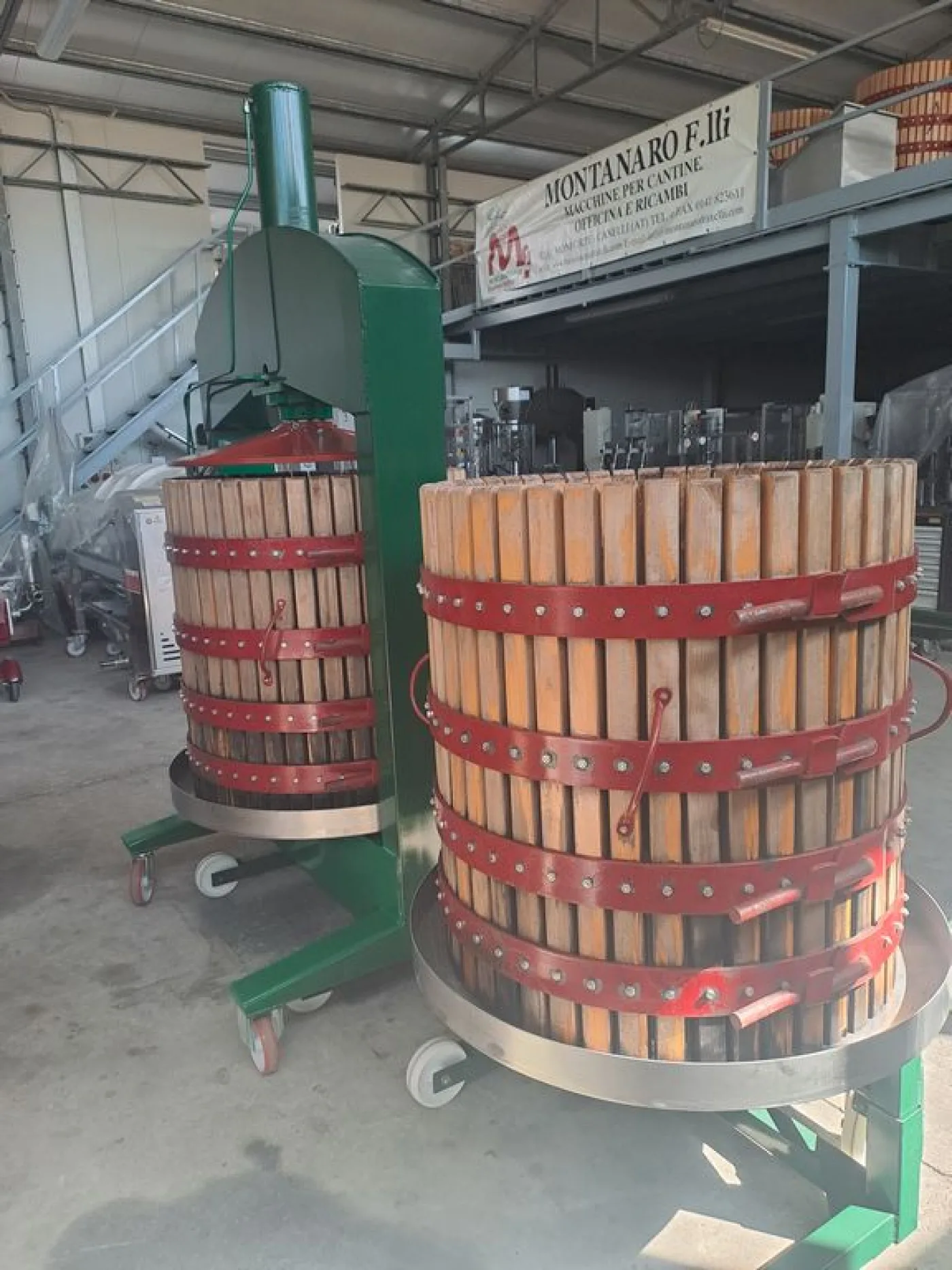 TEM HYDRAULIC PRESS, DIAMETER 80, TWO CAGES AND TWO TROLLEYS, SECOND HAND MACHINE - 7