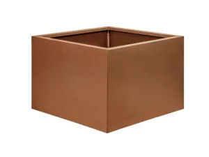Bloembak Vlak Corten - 60 cm hoog
