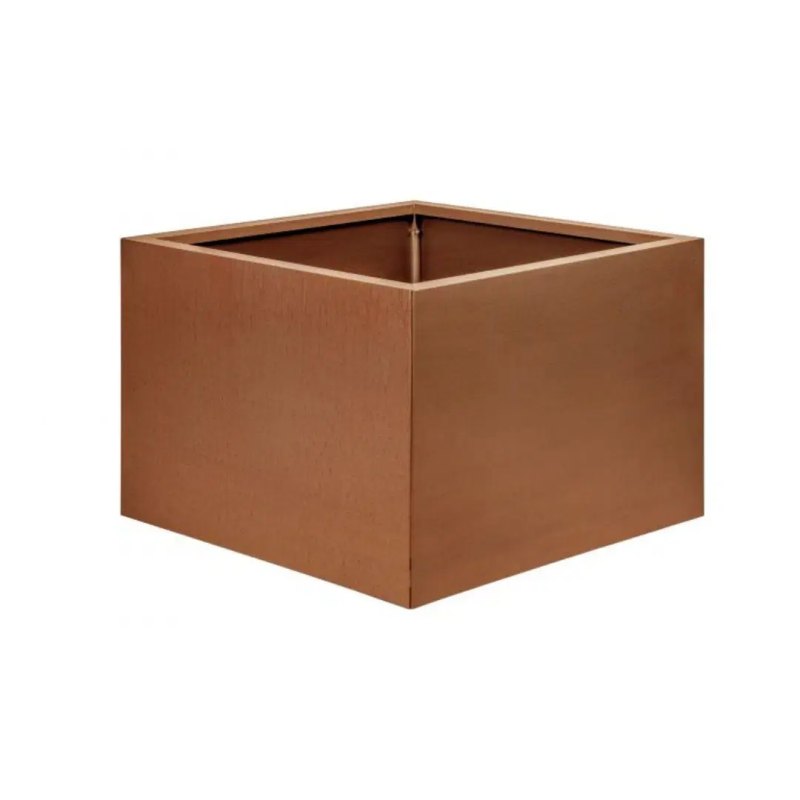 Bloembak Vlak Corten - 60 cm hoog