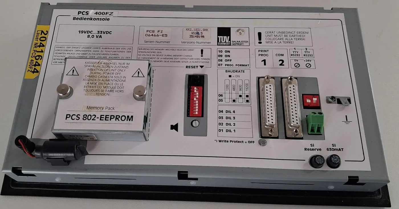 Bosch PCS 400FZ Operator Panel – New - 4