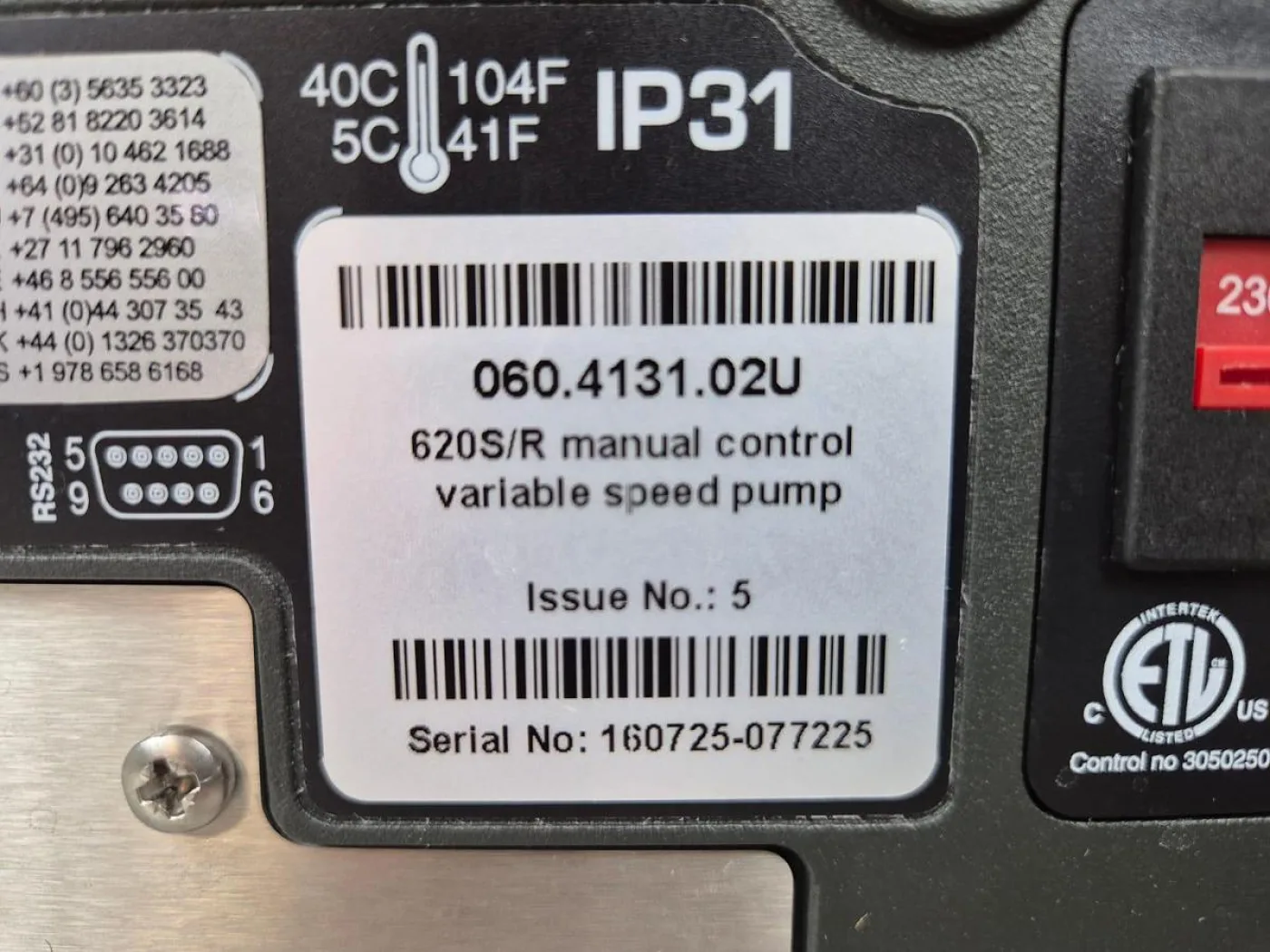 Watson Marlow 620S Peristaltic Pump - 8