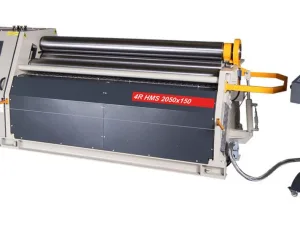 Motorische 4-Walzen Blecheinrollmaschine 4R HMS 2050x180