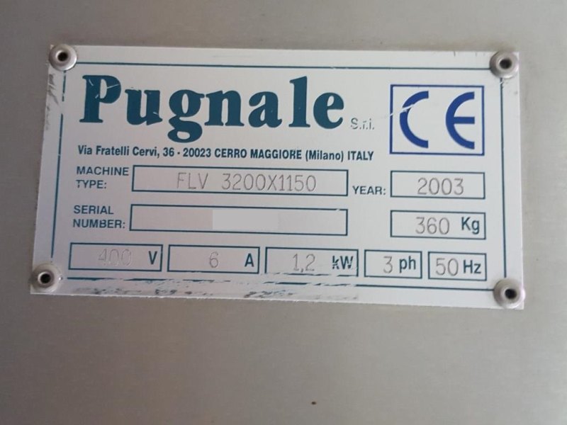 LAF – UNITA’ A FLUSSO D’ARIA LAMINARE – PUGNALE – MOD. FLV 3200X1150