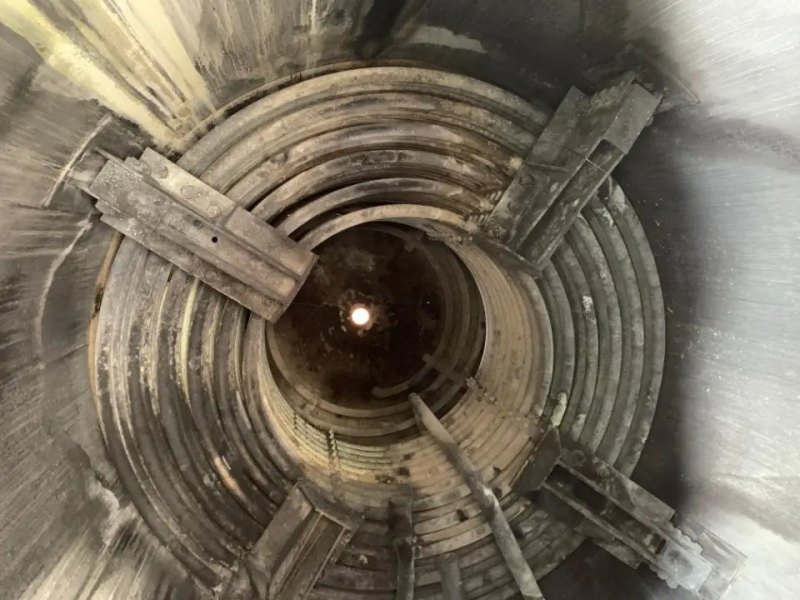 STAINLESS STEEL TANK 16,000 LITERS WITH COIL AND USED SLEEVE