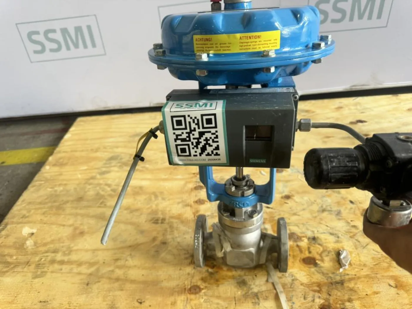 2019 ARCA Regler GmbH / Siemens Luftbereift Globe Steuerung Valve with Siemens SIPART PS2 HART Smart Positioner - 6