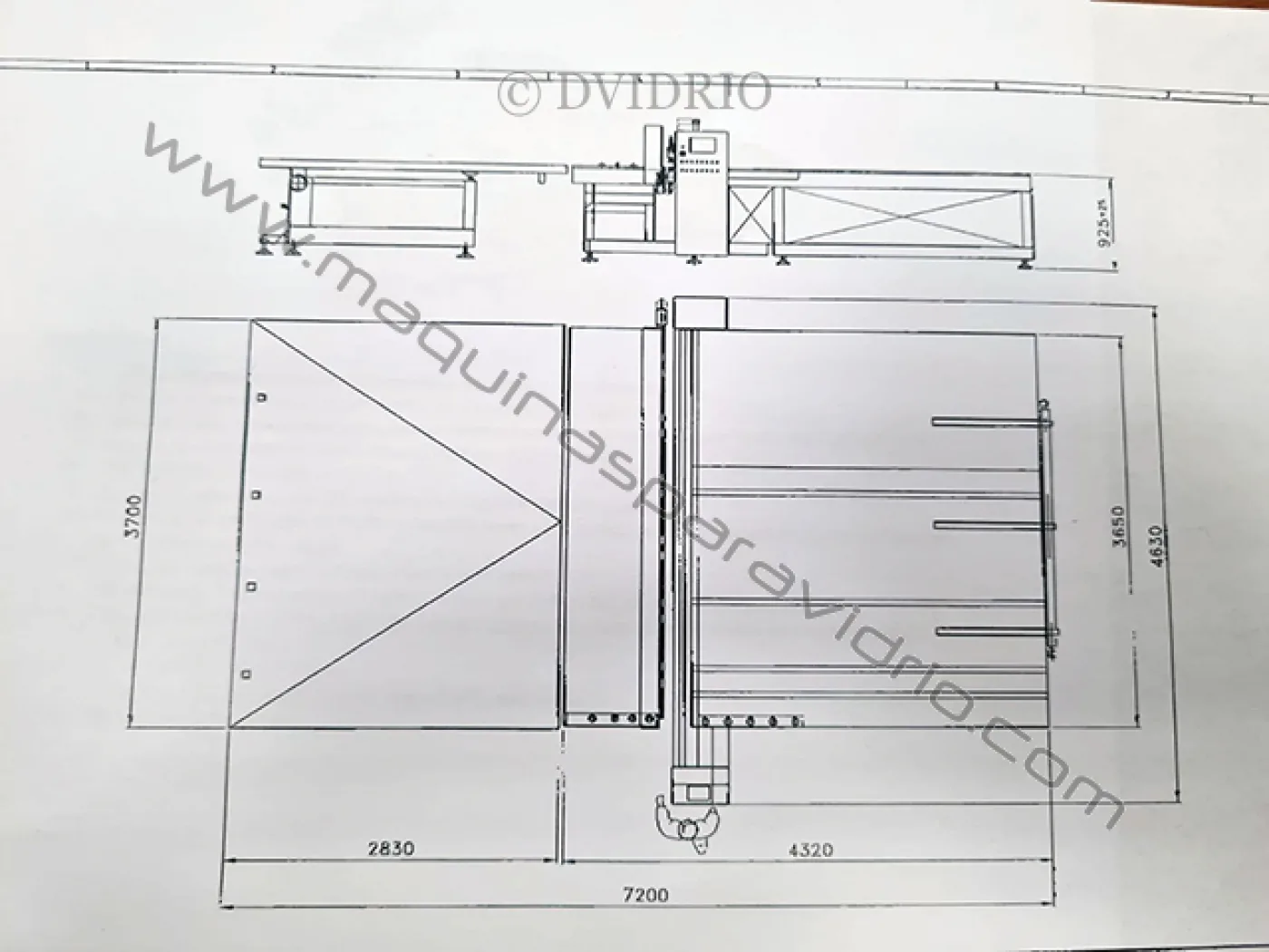 MESA DE CORTE PARA VIDRIO LAMINADO MACOTEC - 8