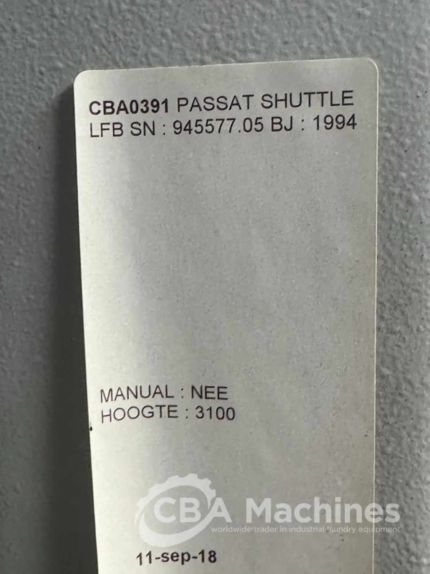 1994 Shuttle Passat ( 391 ) - 4