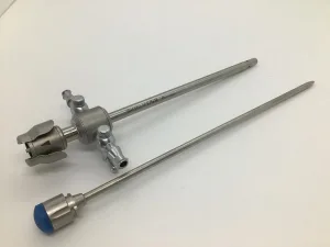 Trocar and Sheath 4mm Diameter Valve with Two Luer Lock Stopcock by 200mm AESCULAP EJ563R