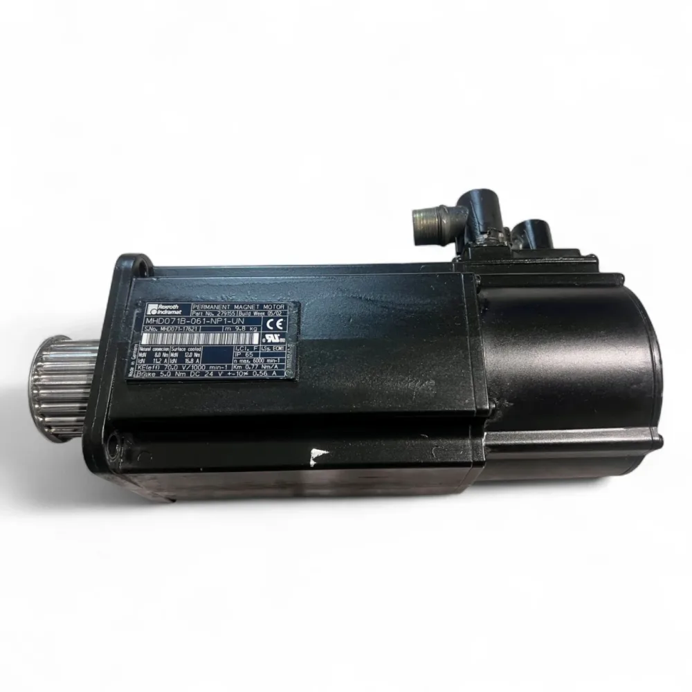INDRAMAT BOSCH REXROTH HOMAG Rexroth Indramat Servomotor MHD071B-061-NP1-UN, 2-214-95-1272 G.3050 Antriebsmotor Z-Achse – Permanent-Magnet-Motor Art.-Nr. 2-214-95-1272