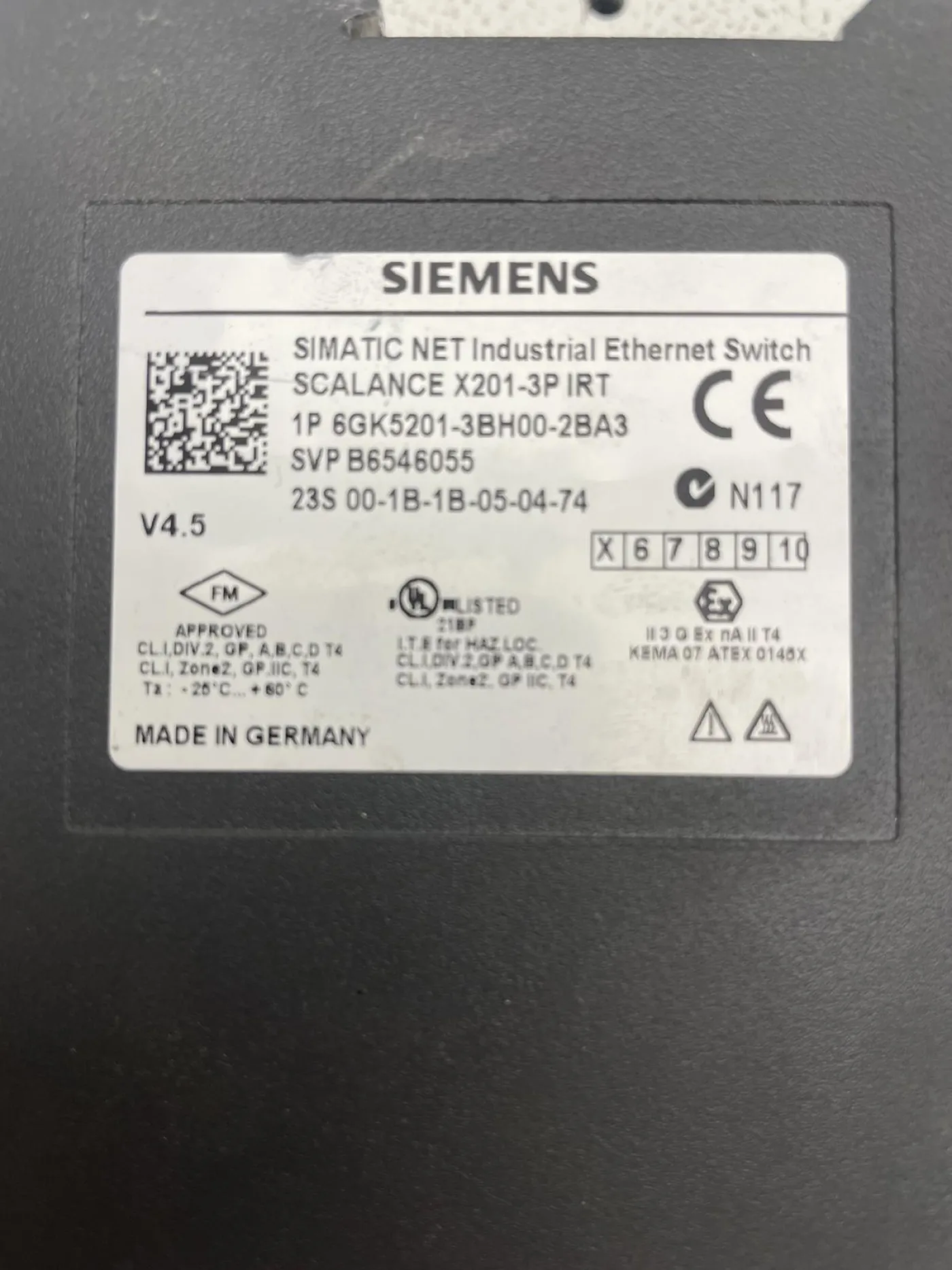 Siemens SCALANCE X201-3PIRT 6GK5201-3BH00-2BA3 - 4