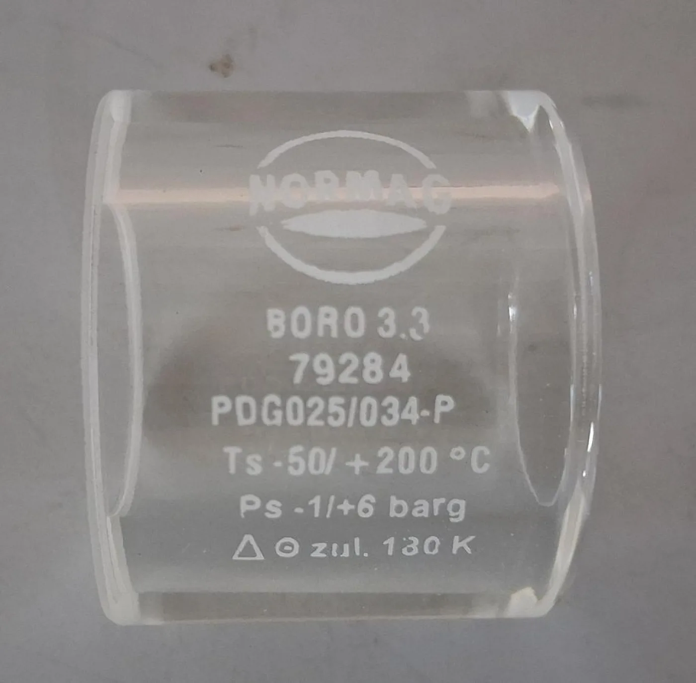 Normag Distanzstück aus Borosilikatglas 3.3 DN25 - 2
