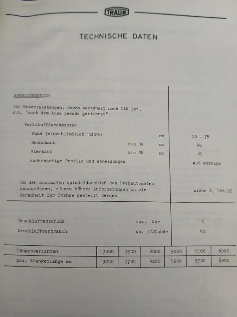 3D / E85 / 3000 Z TRAUB 1979