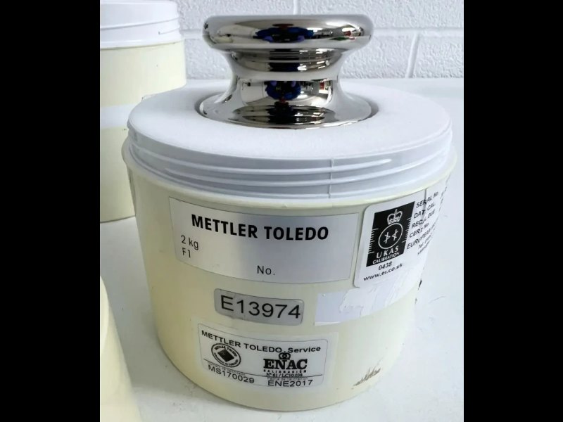 Mettler Toledo F1 Calibration Weight Set