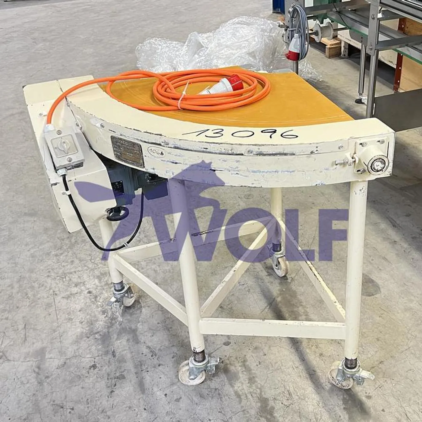 90°-Kurventisch SOLLICH - Type GT-420-90°R mit ca. 420 mm Arbeitsbreite. - 2
