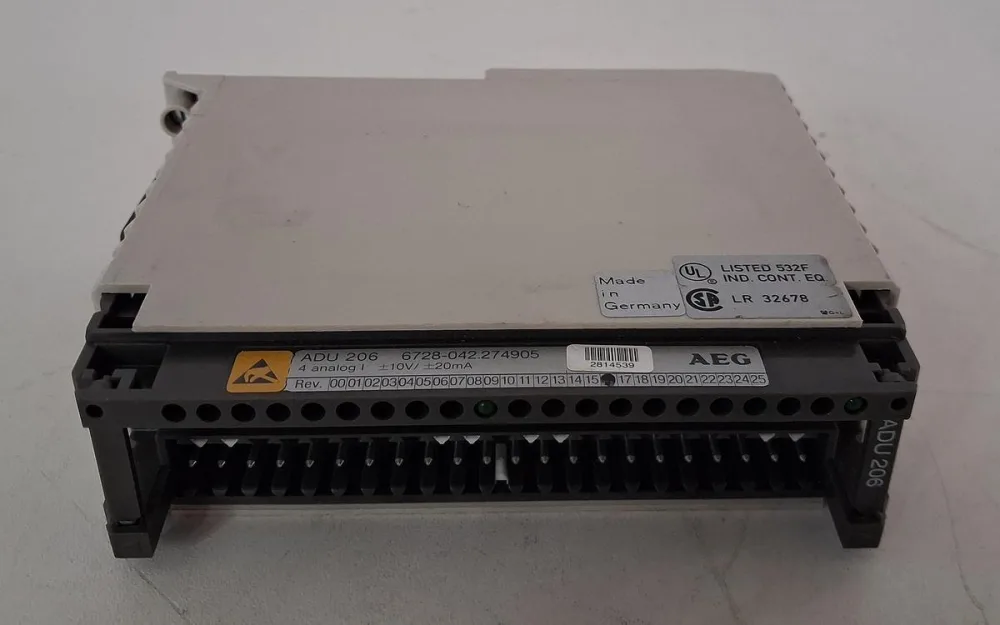 AEG Modicon ADU 206 Analog Input Module