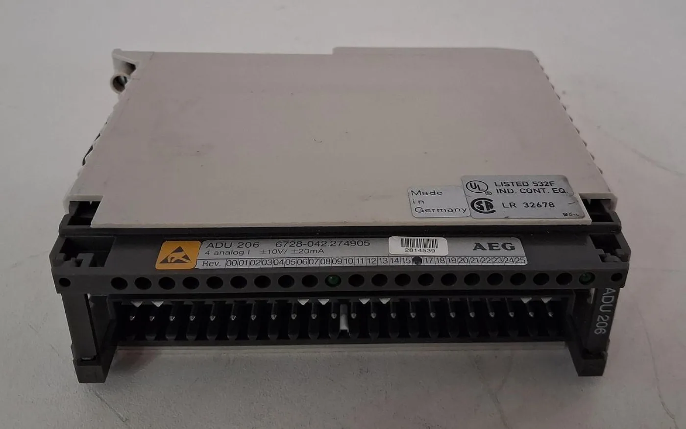 AEG Modicon ADU 206 Analog Input Module - 1