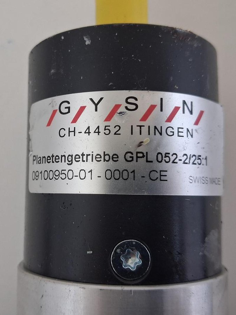 Gysin GPL 052-2/25:1 Permanentmagnet-Servomotor mit Planetengetriebe