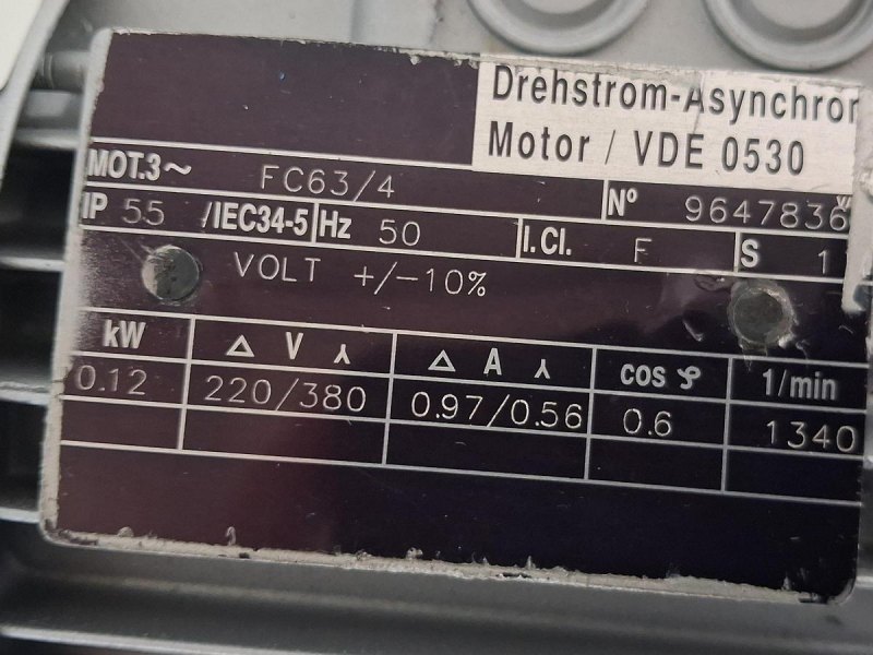 SEW-Eurodrive FC63/4 Schneckengetriebemotor
