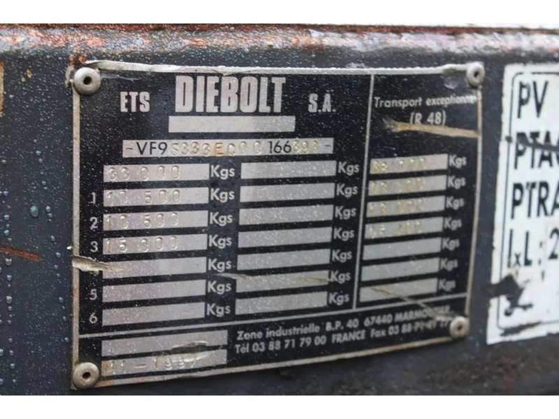 Diversen 2 AXEL BPW wood DIEBOLT 2 AXEL BPW wood