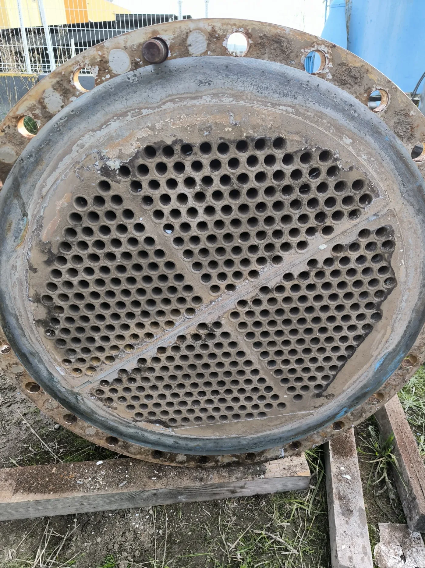 STAINLESS STEEL TUBULAR HEAT EXCHANGER 105.6 M² CALDERERIA DEL CARBONO E-113 - 6