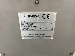 Ishida Co. Ltd. DACS-GN-SE050 checkweigher - Miscellaneous transport