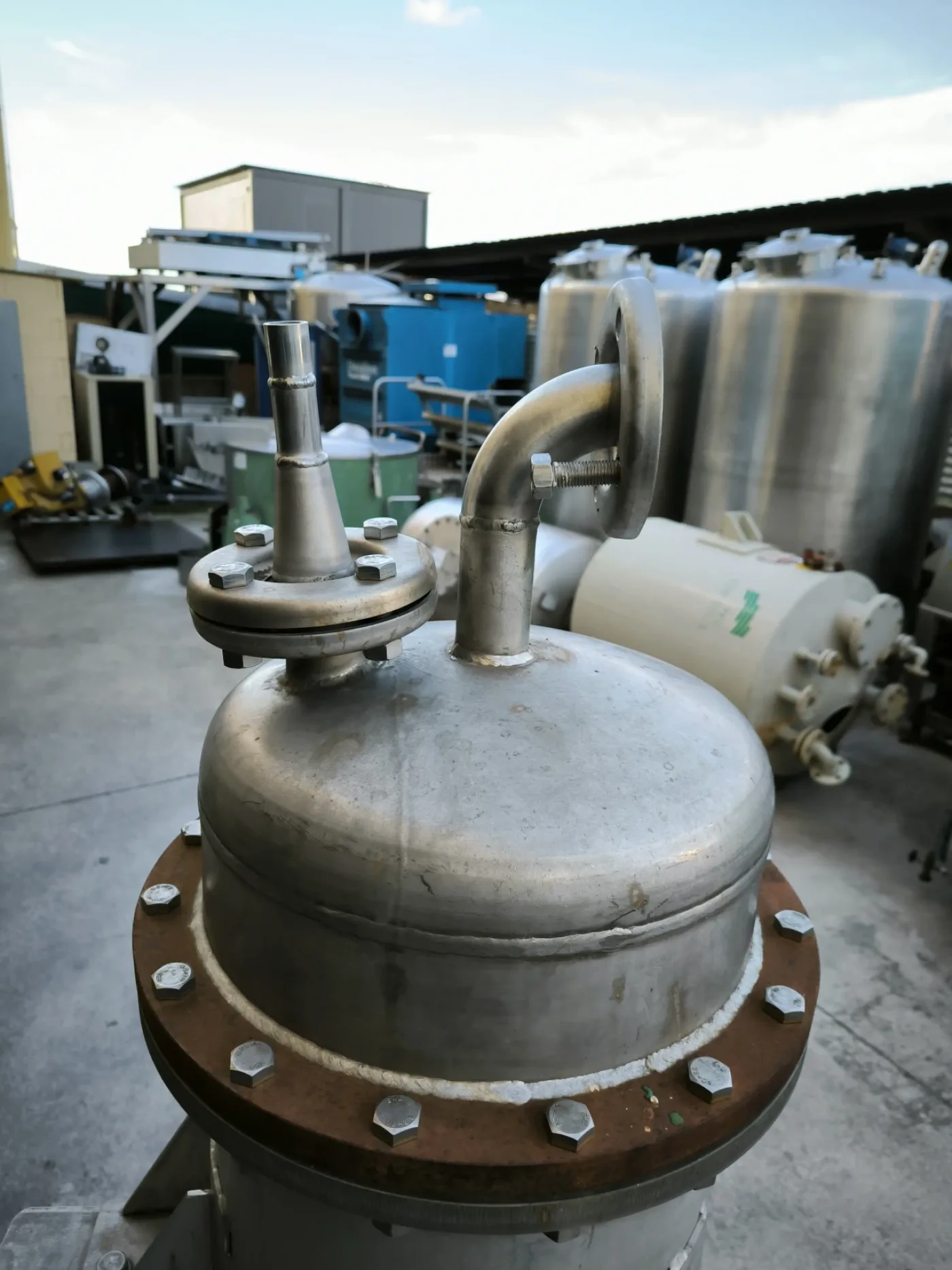 STAINLESS STEEL SINGLE-PLATE FILTER 0.1 M² - 4
