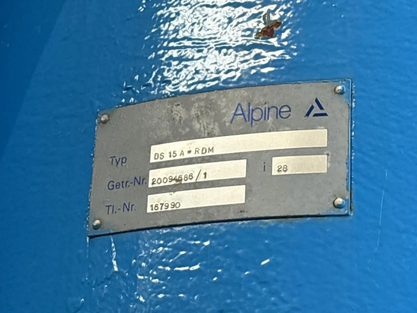 Alpine KM 20 (Truncated cone) - Conical mixer - 4