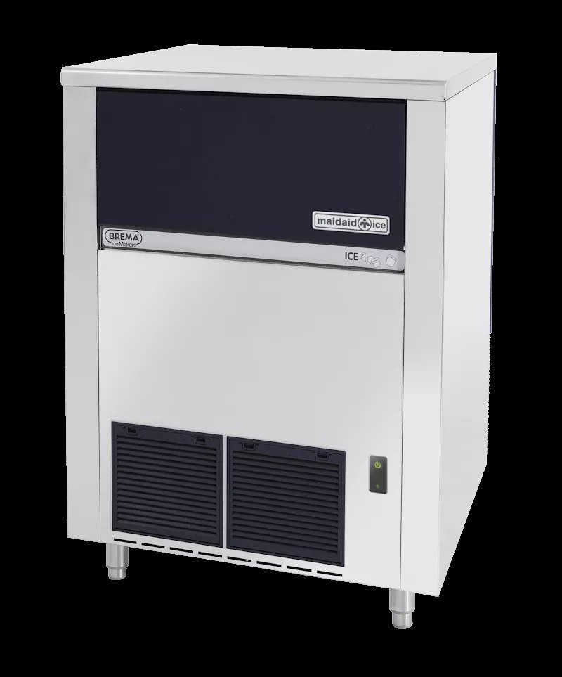 Maidaid M130-65 HC DP Ice Cube Maker with Drain Pump and 65kg Bin - islandcatering