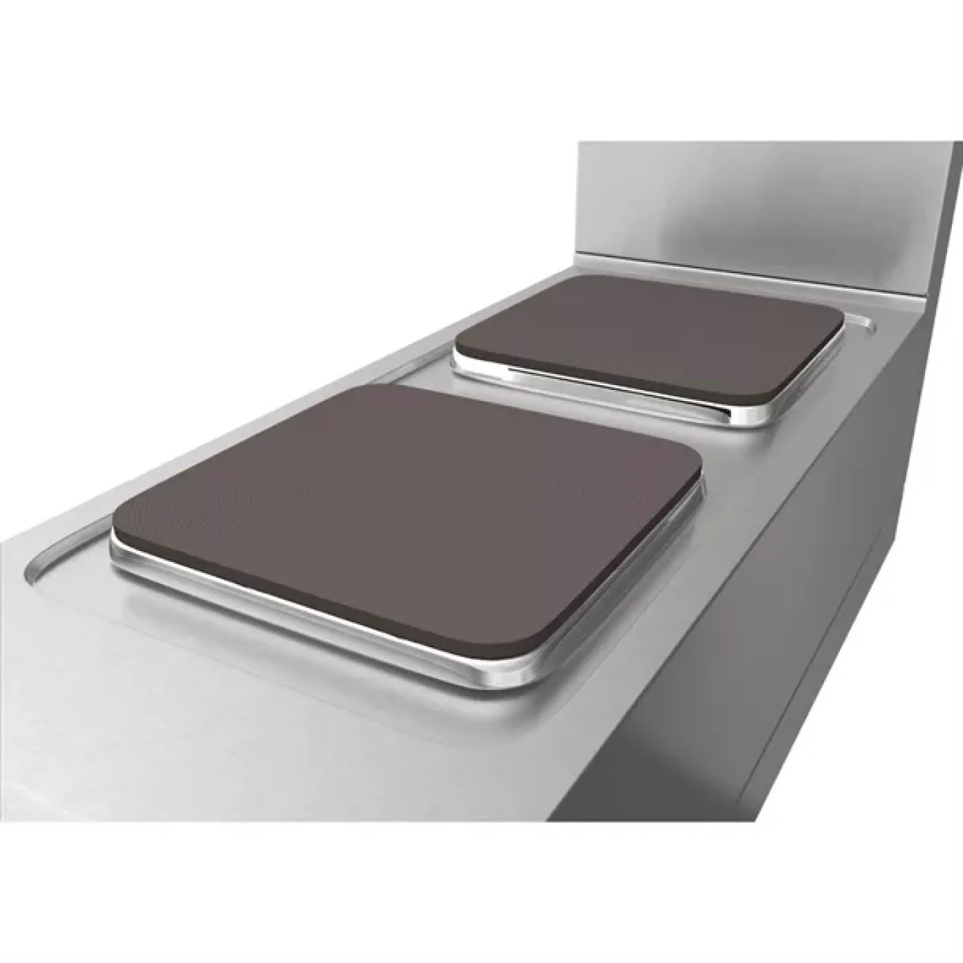 Blue Seal 2 Plate Countertop Hob 5.2kW E512S-B - islandcatering - 2