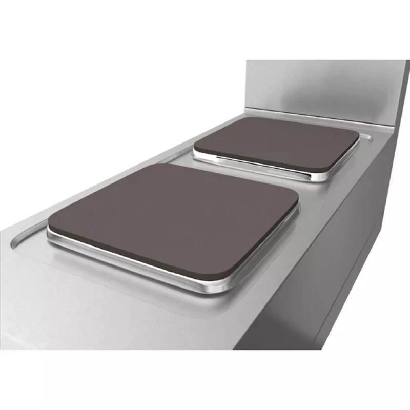 Blue Seal 2 Plate Countertop Hob 5.2kW E512S-B - islandcatering