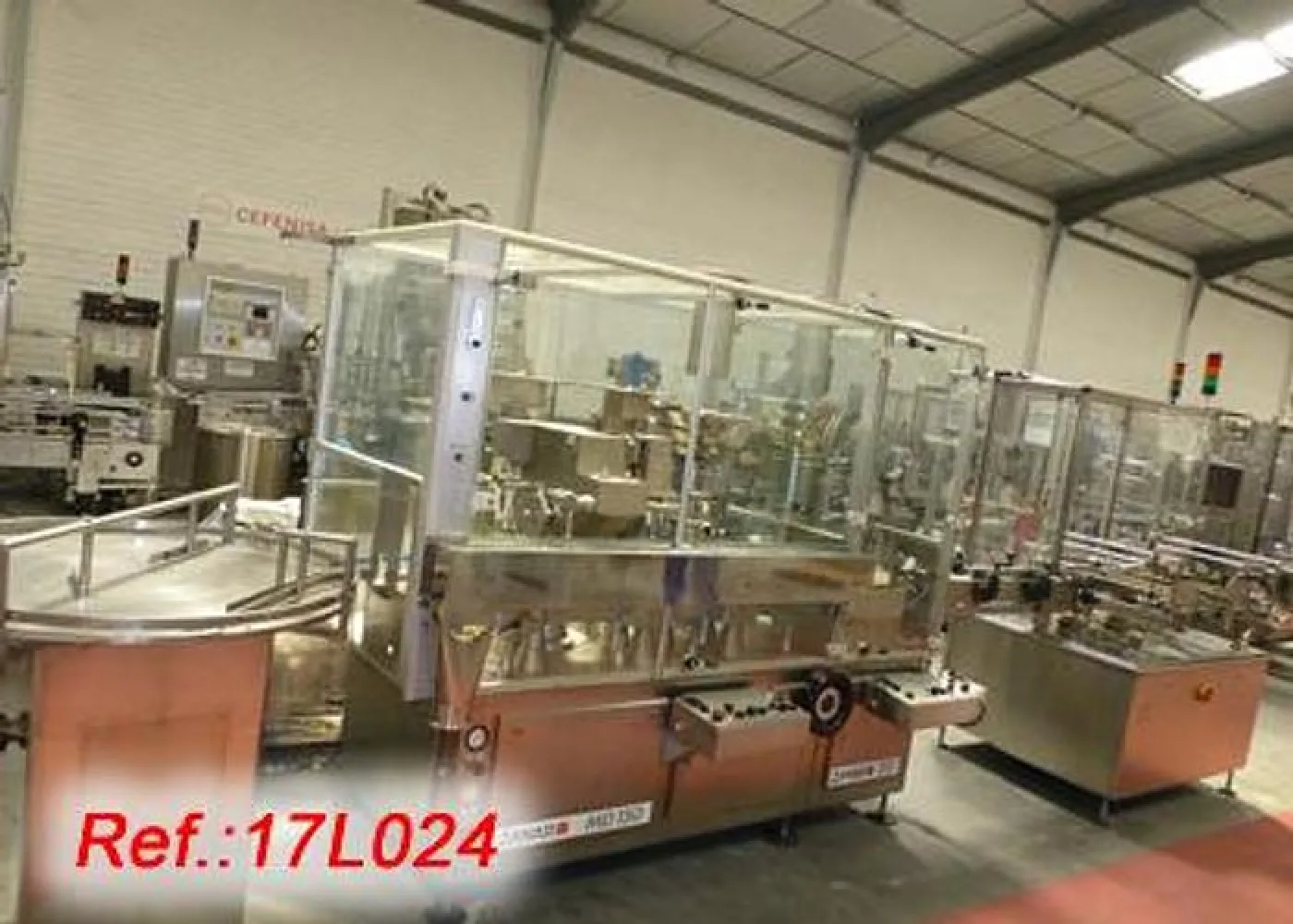 LÍNEA DE LLENADO DE VIALES DE POLVO Y LÍQUIDOS “ZANASI” MD-150 EN ACERO INOXIDABLE CON TAPONADO Y CAPSULADO - 1
