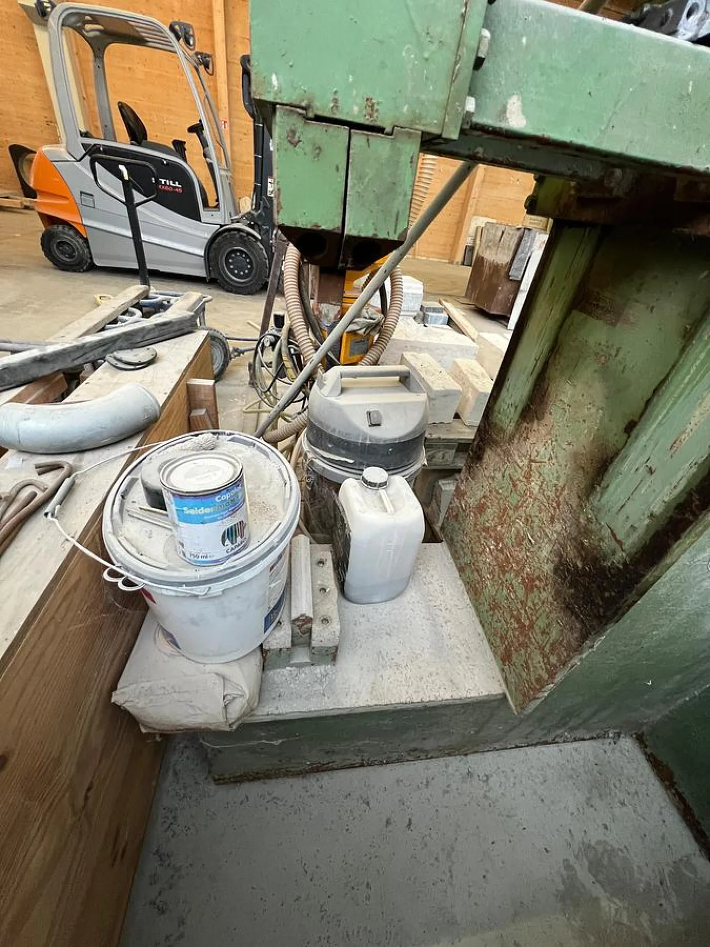 Eigenbau Steinspaltmaschine / Homemade stone splitting machine - 4