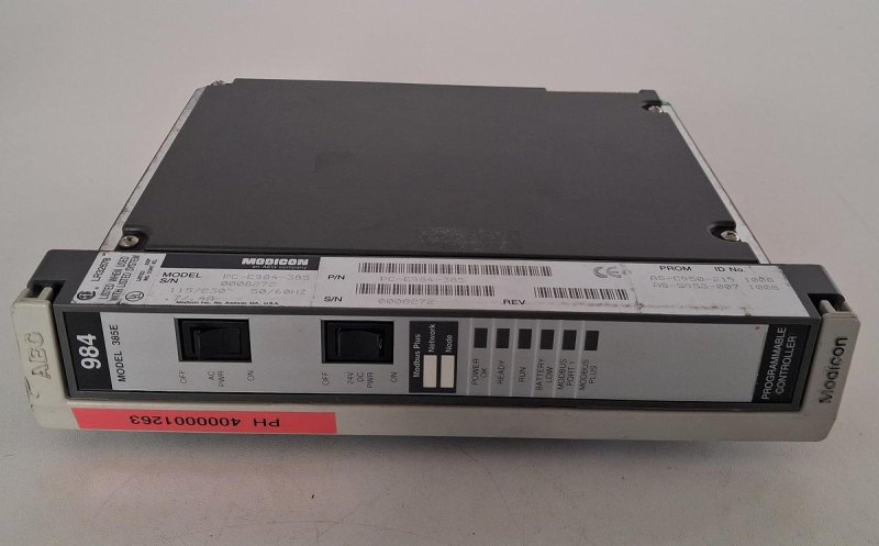 Modicon PC-E984-385 Programmable Controller CPU