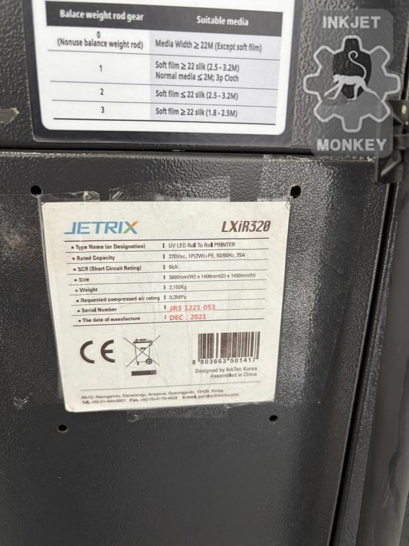 2021 Jetrix LXiR320
