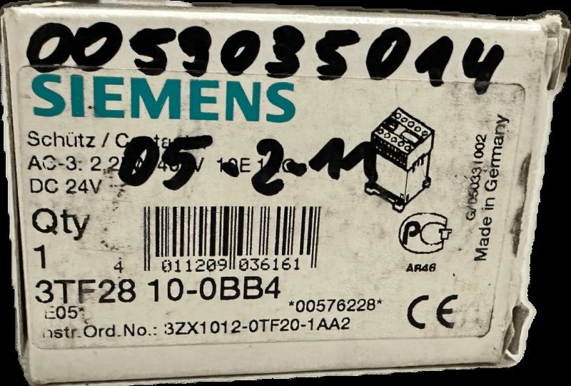 Siemens Schütz, Baugröße 00 3TF2810-0BB4