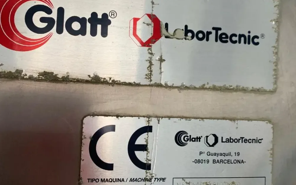 USED GLATT STAINLESS STEEL BICONO MIXER 1000 LITERS