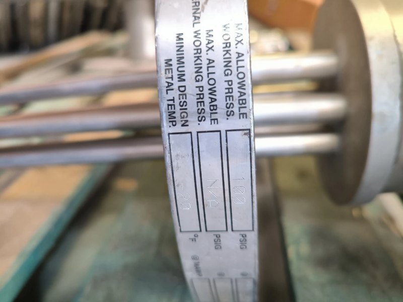 TUBULAR HEAT EXCHANGER STAINLESS STEEL 316L CHROMALOX ATEX 0.17 m2
