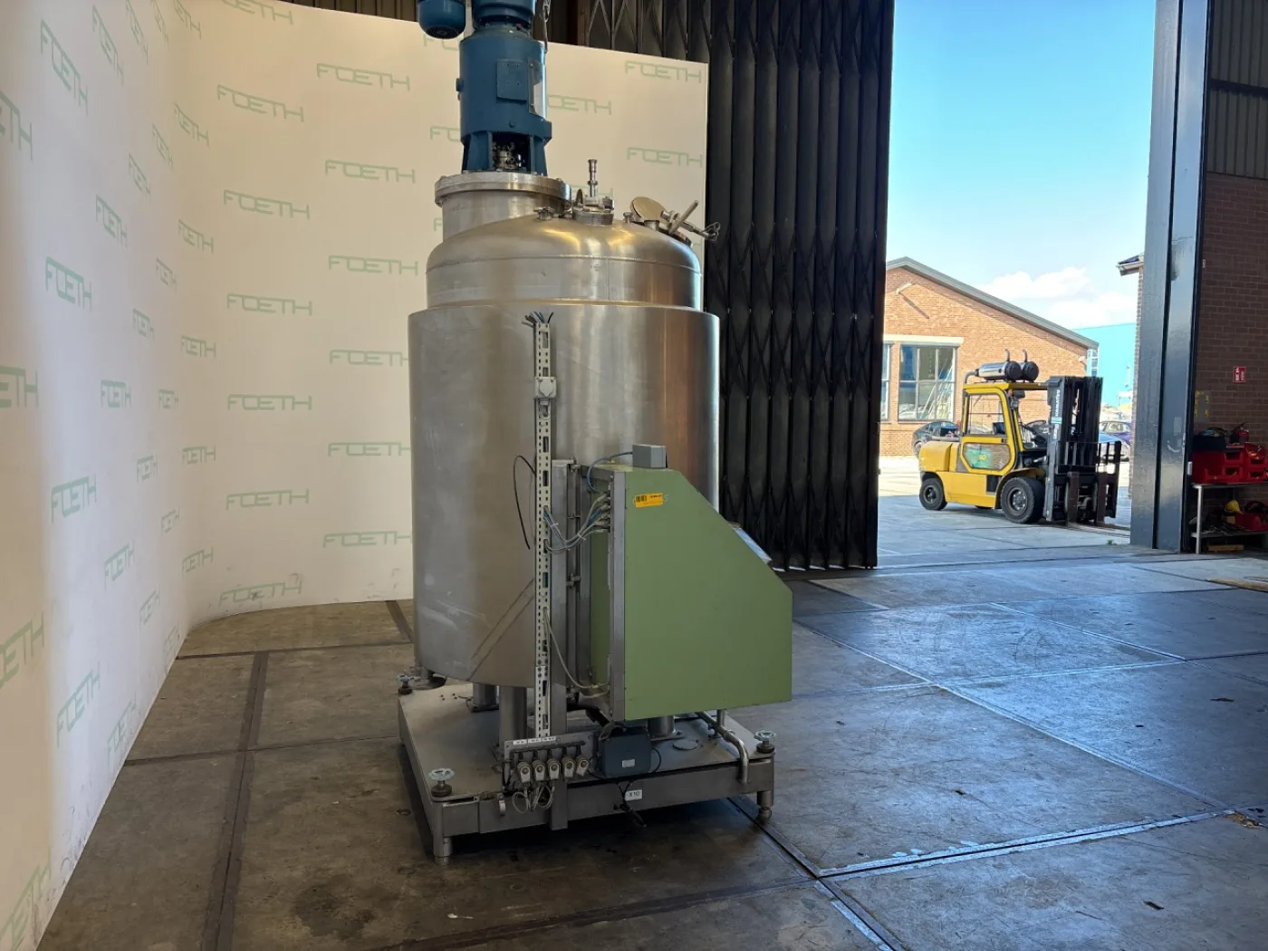 Hanag Oberwil 1600 l Fermentor - Bioreactor - 1